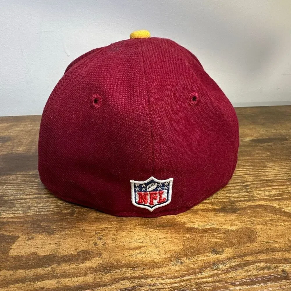 Washington Redskins Hat New Era‎ 59Fifty NFL SnapBack Fitted 6 3/8 Burgundy Gold